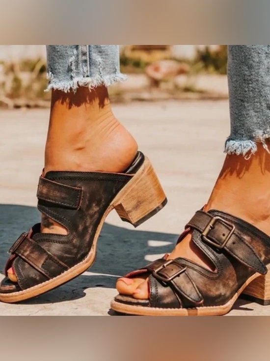 freebird Shoes - Freebird Caprice Mule Sandals Size 10